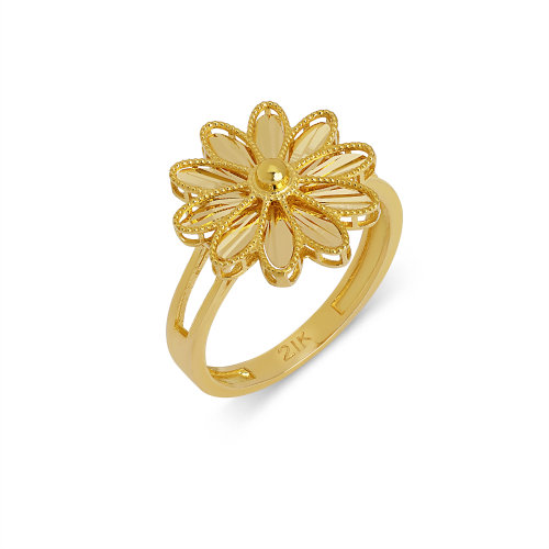 21K Golrukh Gold Ring