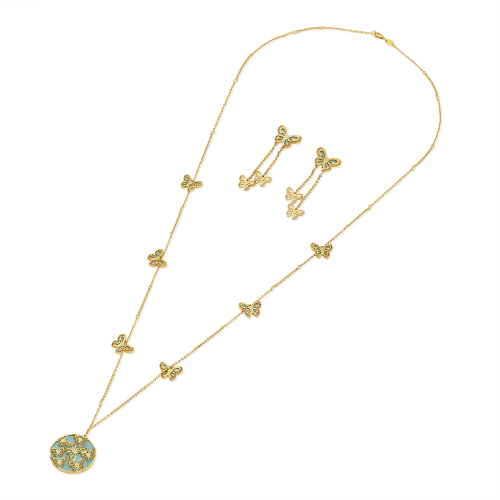 21K Jasmin Gold Set