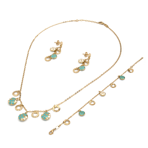 18K Sham Gold Set
