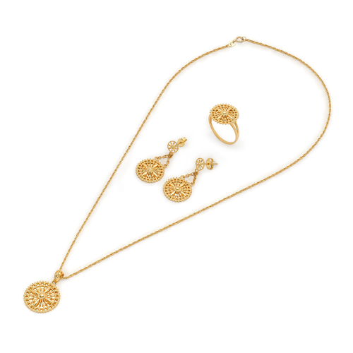 21K Lubna Traditional Gold Set