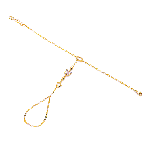 21K Parisa Gold Hand Chain