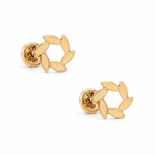 Gold earrings