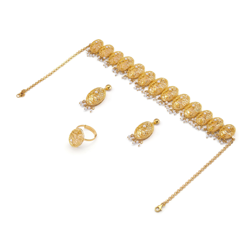 21K Traditional Gold Set from Infinity Collection
