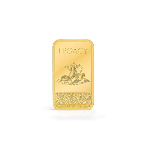 24K Dallah Gold Bar (5g) – The Legacy Collection