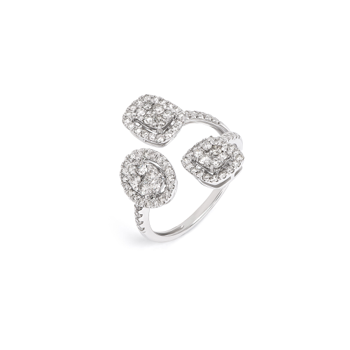 خاتم بريسكاف من الألماس 0.98 قيراط