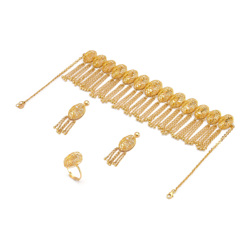 21K Traditional Gold Set from Infinity Collection