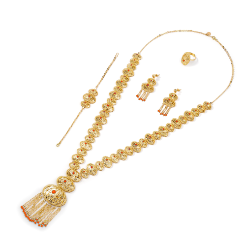 21K Traditional Gold Set from Infinity Collection