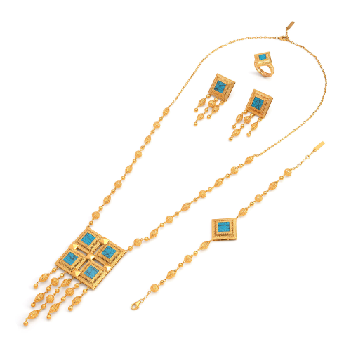 21K Zawayid Gold Set