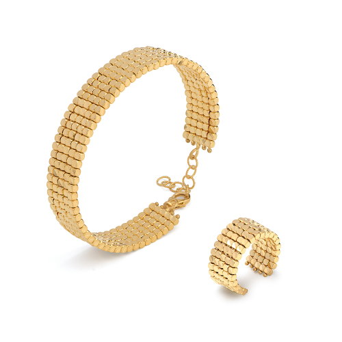 21K Reny Gold Bracelet Set
