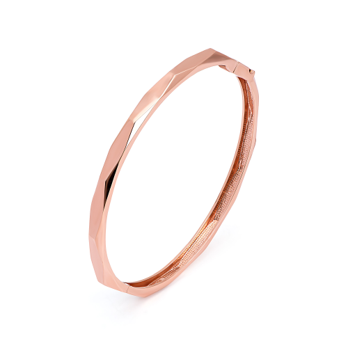 18K Geda Gold Bangle