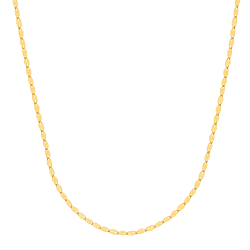 21K Serpentine Gold Chain