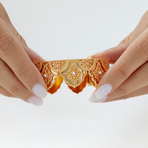 21K Aghveli Gold Bangle