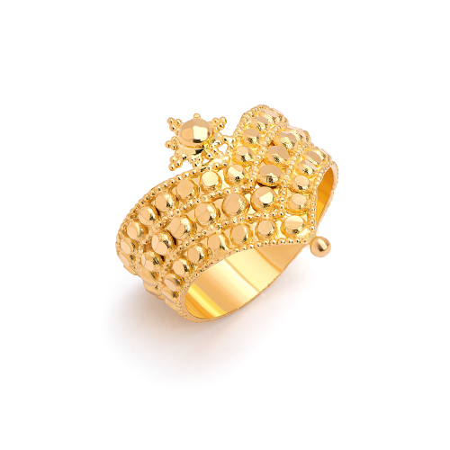 خاتم دونا من الذهب عيار ٢١ قيراط