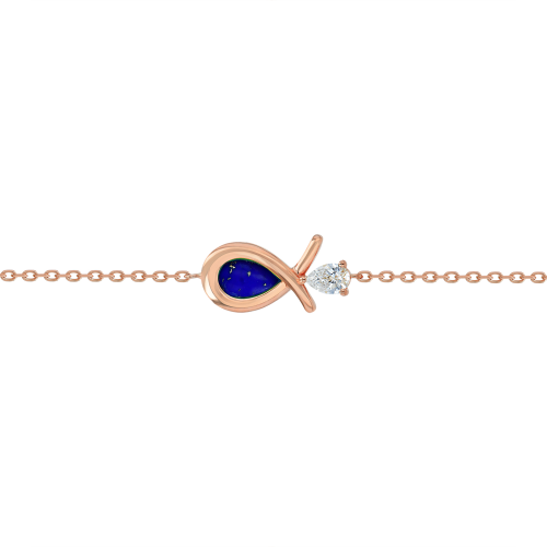 Ivana Blue Diamond Bracelet