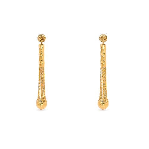 21K Sama Gold Earrings