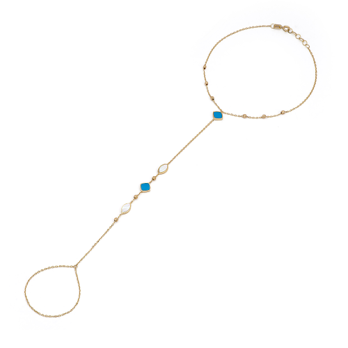 كف أنوج من الذهب عيار 18 قيراط