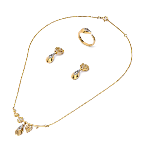 18K Amna Gold Set