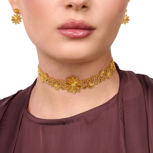 21K Traditional Gold Set from Wardah Collection