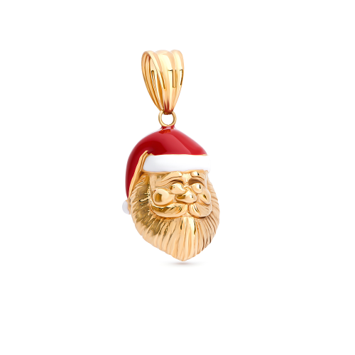 18K Santa Gold Pendant