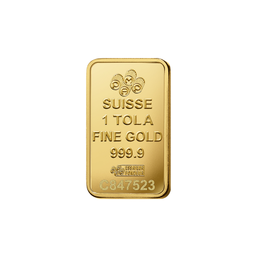 PAMP Fortuna 1 Tola Gold Bar