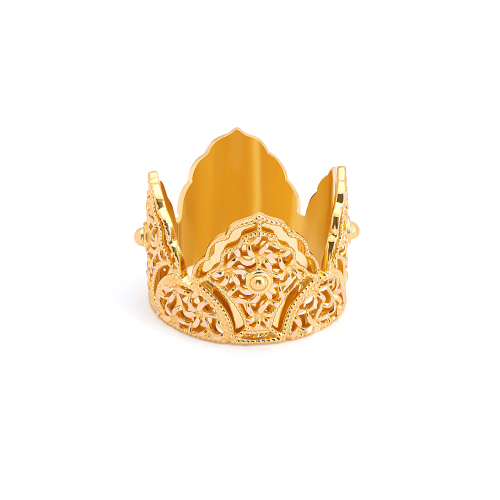 خاتم فيني من الذهب عيار ٢١ قيراط