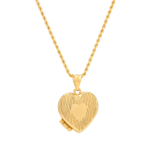 18K Runey Gold Necklace