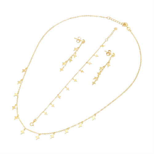 18K Stella Gold Set with Bracelet