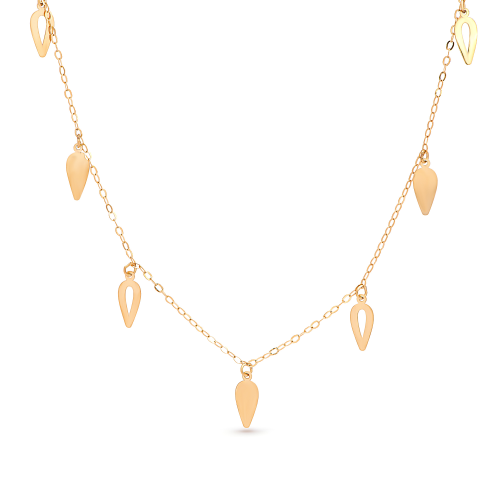 قلادة سوسي من الذهب عيار 18 قيراط