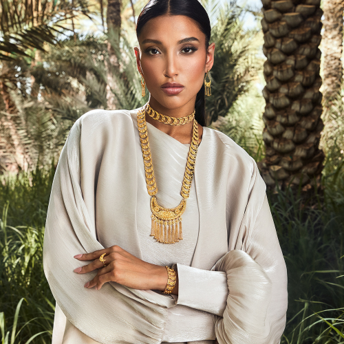 21K Traditional Gold Set from Hilal Collection