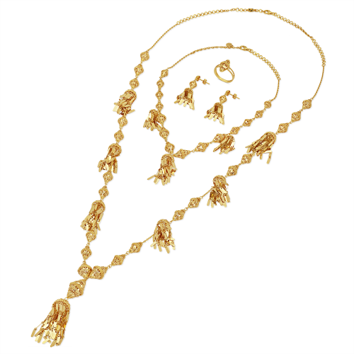 21K Wahaj II Gold Set from Thoraya Collection