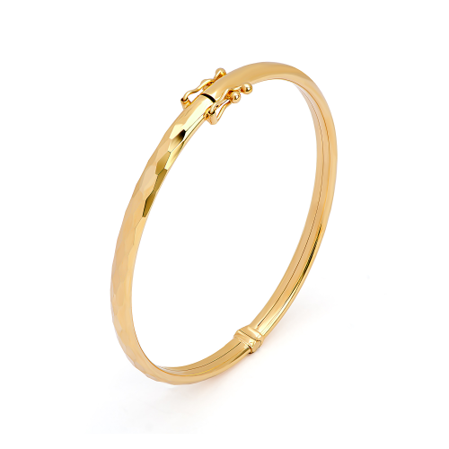18K Lomida Gold Bangle