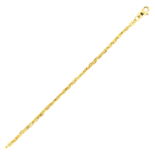 18K Tapestry Gold Bracelet