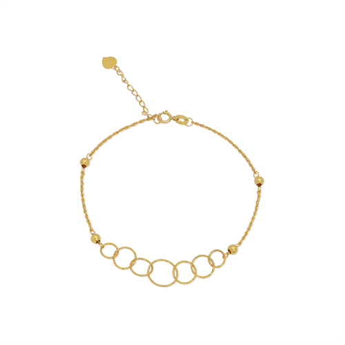 21K Loop Gold Bracelet