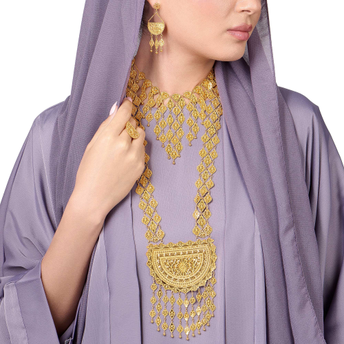 21K Traditional Gold Set from Hind Collection