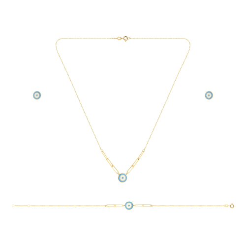 Deepness 18K Gold Set