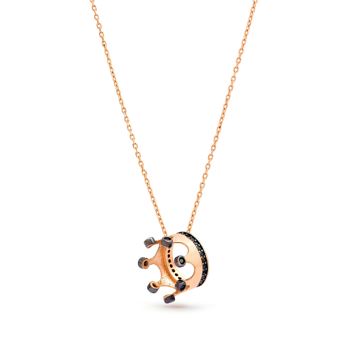 قلادة بورا من الذهب عيار 18 قيراط