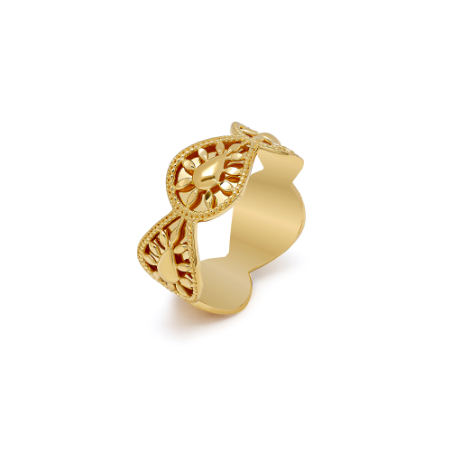 21K Tareef Gold Ring