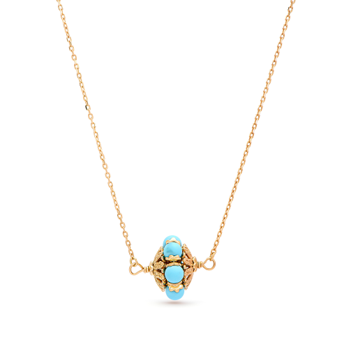 قلادة علا من الذهب عيار 18 قيراط