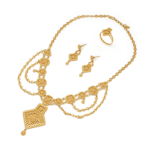 21K Nuran Traditional Gold Set
