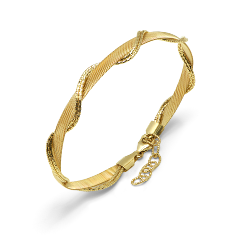 21K Firefly Loops Gold Bracelet