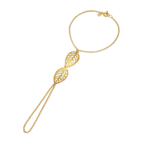 21K Ivy Gold Bracelet-Ring
