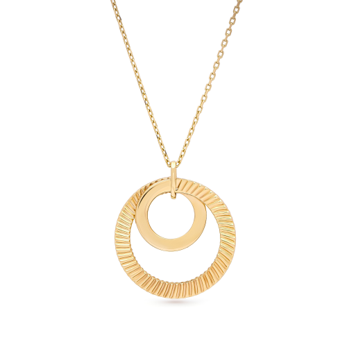 18K Ray Gold Necklace