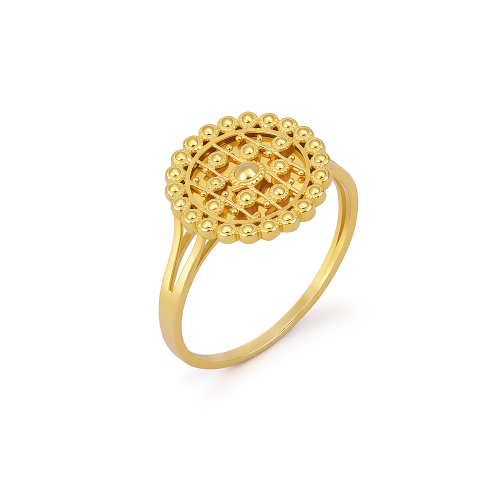 21K Eshraqa Gold Ring