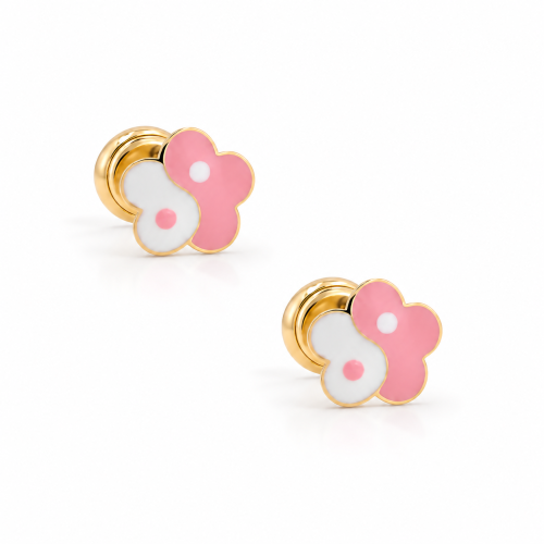 Gold earrings