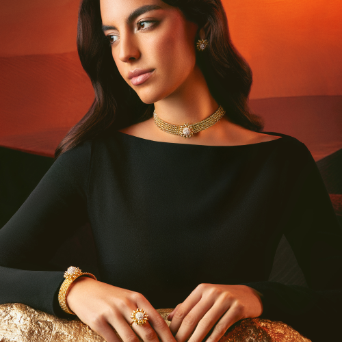 21K HANEN Traditional Gold Set