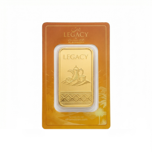 24K Dallah Gold Bar (50g) – The Legacy Collection