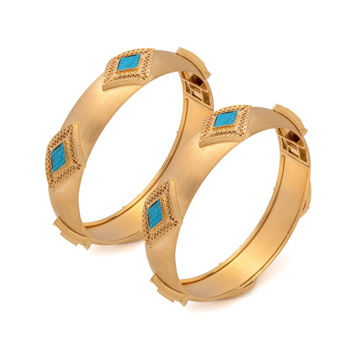 21K Ghaia Gold Cuffs