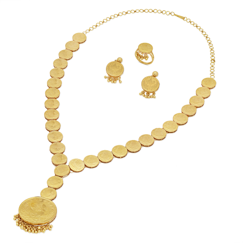 22K Nujood Gold Set from Khazeena Collection