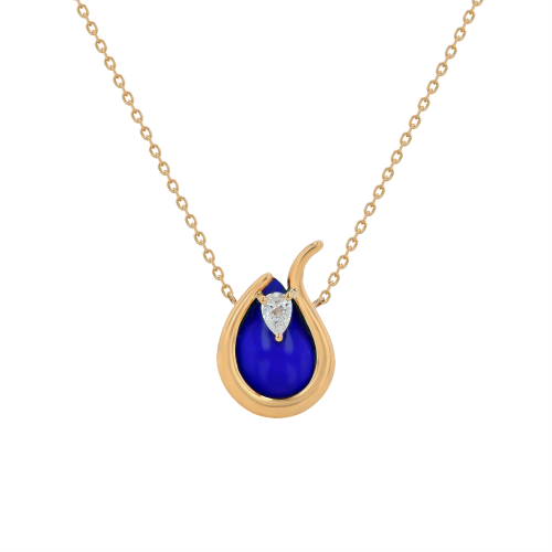 Auralis Blue Diamond Necklace