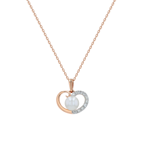 Pearl Heart Necklace